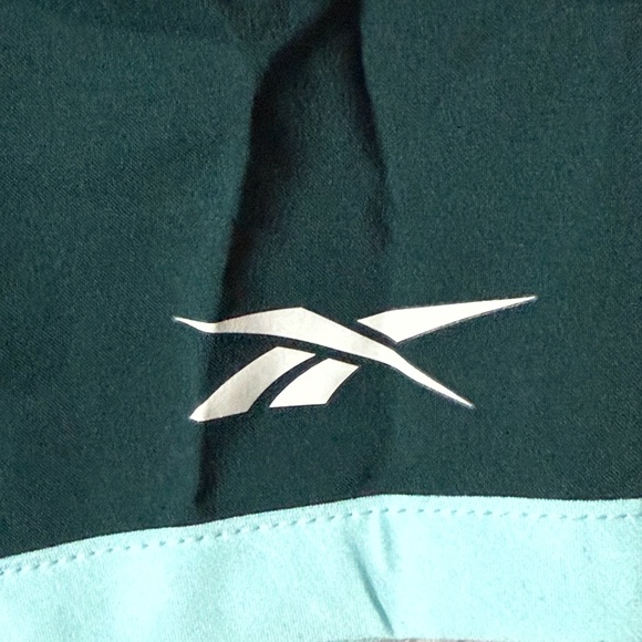 Reebok S Forest Green Workout Ready Shorts - Picture 5 of 7